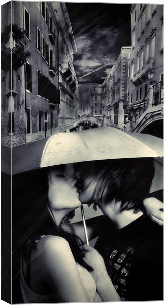 the kiss Canvas Print by miruna uzdris