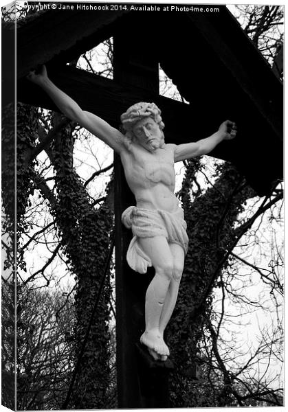 Cold Crucifixion Canvas Print by Jane Hitchcock