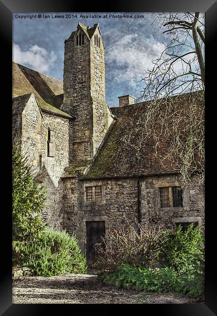 Abingdon Abbey Framed Print by Ian Lewis