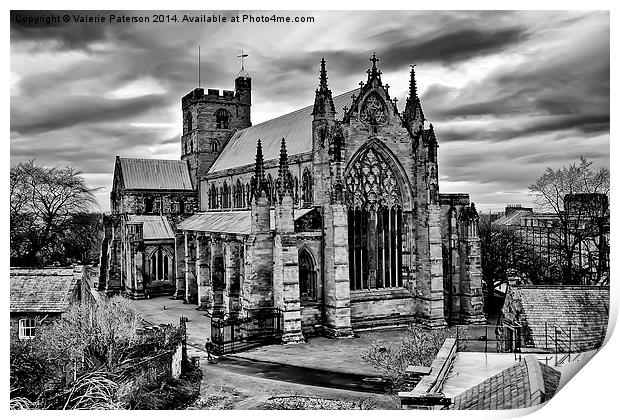 Carlisle Cathedral Print by Valerie Paterson