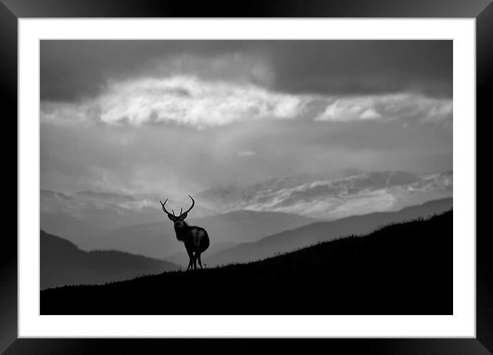 Above the glens Framed Mounted Print by Macrae Images