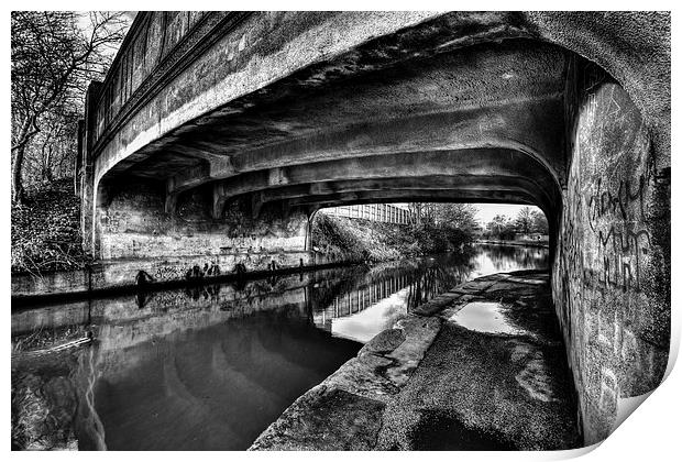 Mill Hill Bridge Leeds Liverpool Canal Print by Sandra Pledger