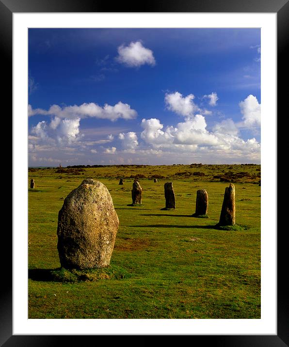 The Hurlers Framed Mounted Print by Darren Galpin