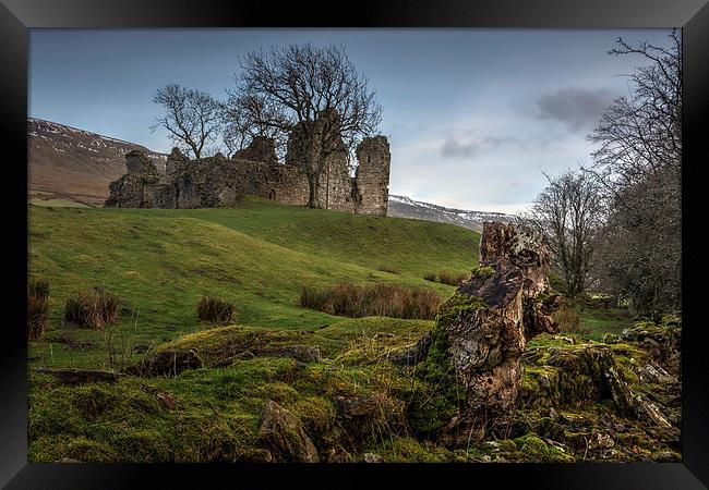 Pendragon Castle Framed Print by Neil Young