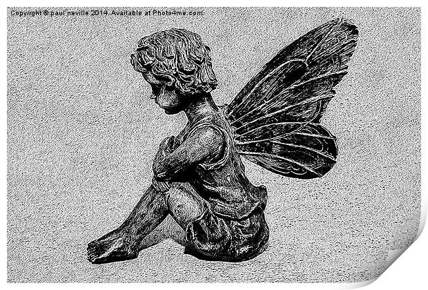 Angel Print by paul neville