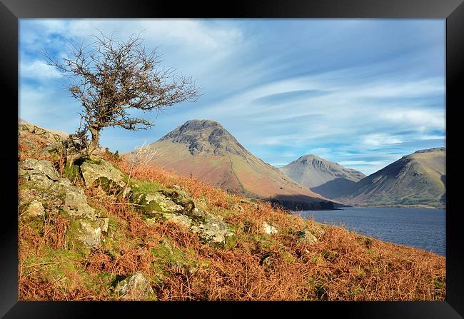Wastwater Views Framed Print by Gary Kenyon