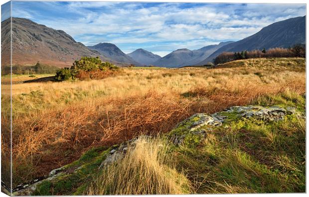 Wastwater Countryside Canvas Print by Gary Kenyon