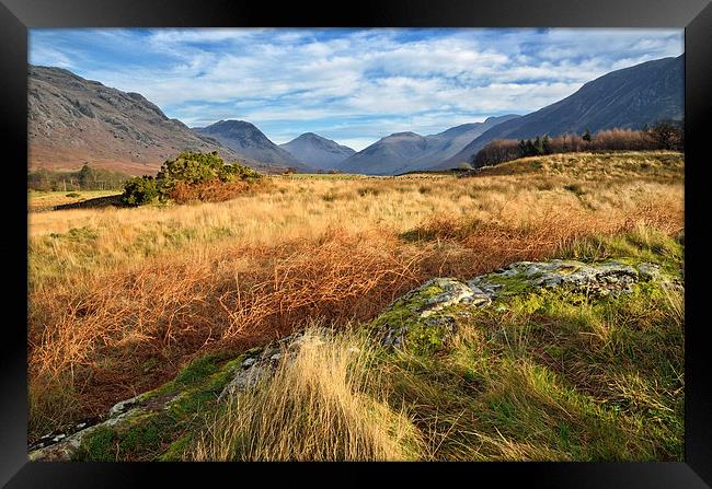 Wastwater Countryside Framed Print by Gary Kenyon