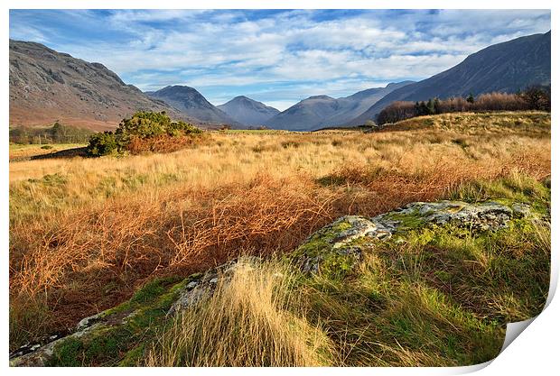 Wastwater Countryside Print by Gary Kenyon