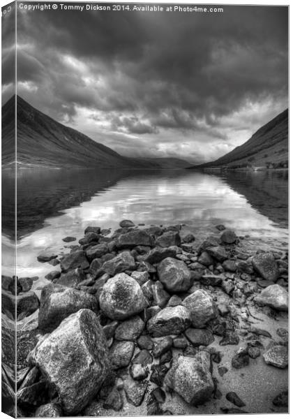 Majestic Serenity of Loch Etive Canvas Print by Tommy Dickson