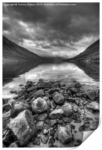 Majestic Serenity of Loch Etive Print by Tommy Dickson