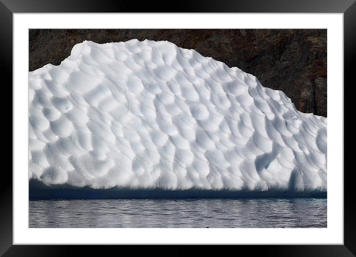 Iceberg in Cierva Cove Antarctica Framed Mounted Print by Carole-Anne Fooks