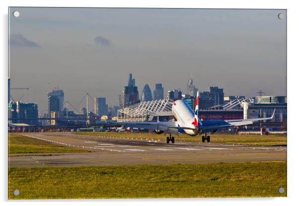 British Airways London Acrylic by David Pyatt