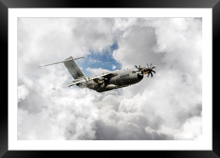 Airbus Military Framed Mounted Print by J Biggadike