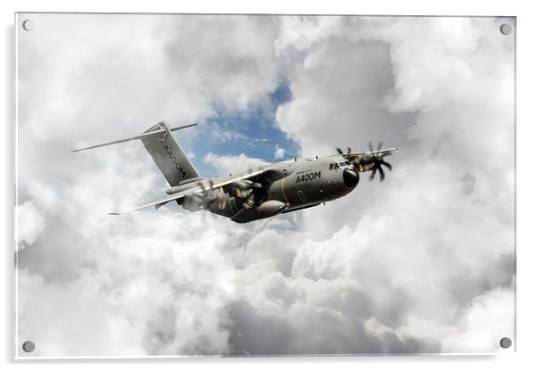 Airbus Military Acrylic by J Biggadike