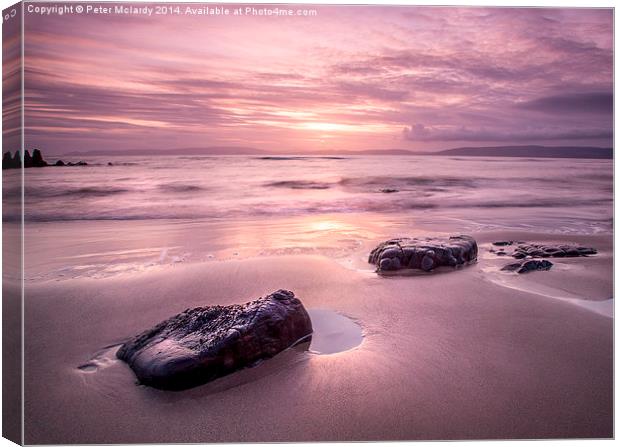 On the Rocks ! Canvas Print by Peter Mclardy