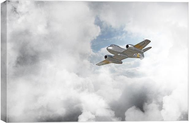 Gloster Meteor Canvas Print by J Biggadike