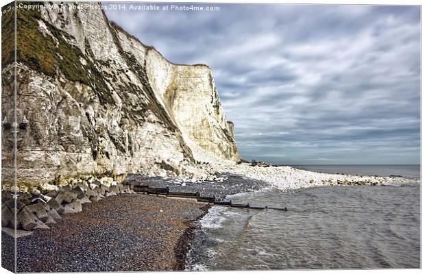 White Cliffs of Dover Canvas Print by Thanet Photos