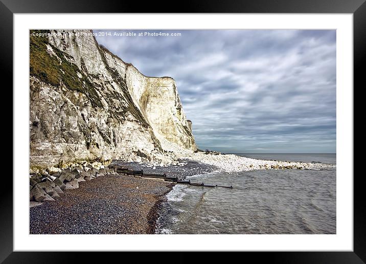 White Cliffs of Dover Framed Mounted Print by Thanet Photos