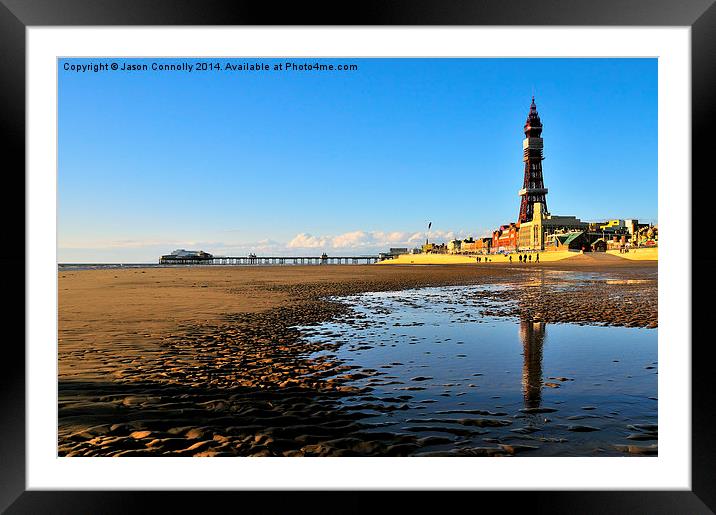 Blackpool. Framed Mounted Print by Jason Connolly