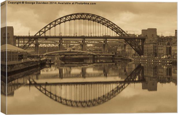 Old-Time Tyne Canvas Print by George Davidson