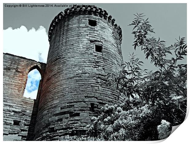 Bothwell Castle Ruins Print by Bill Lighterness