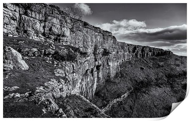 Malham Cove Print by Andy McGarry