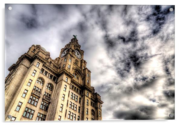 Liverbird Building, Liverpool Acrylic by Simon West