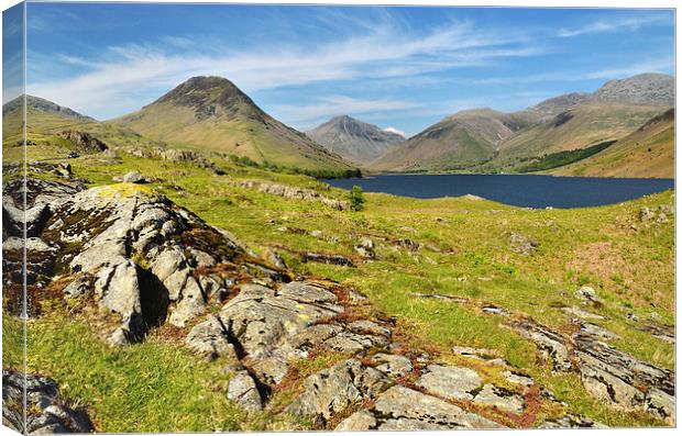 Wastwater Views Canvas Print by Gary Kenyon