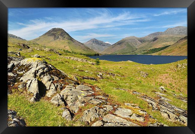 Wastwater Views Framed Print by Gary Kenyon