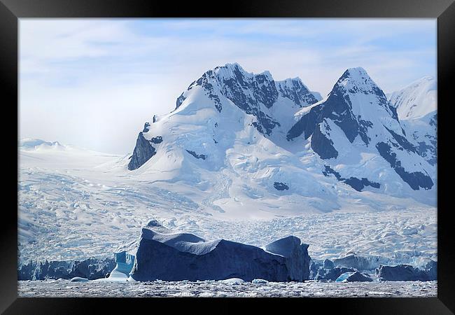 Cierva Cove Iceberg & Glaciers Framed Print by Carole-Anne Fooks