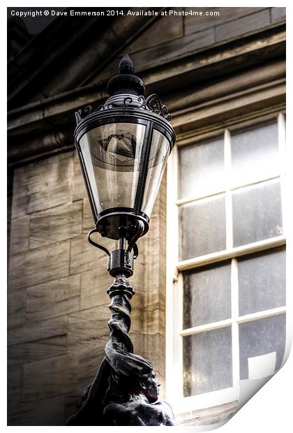 Street Lamp Print by Dave Emmerson