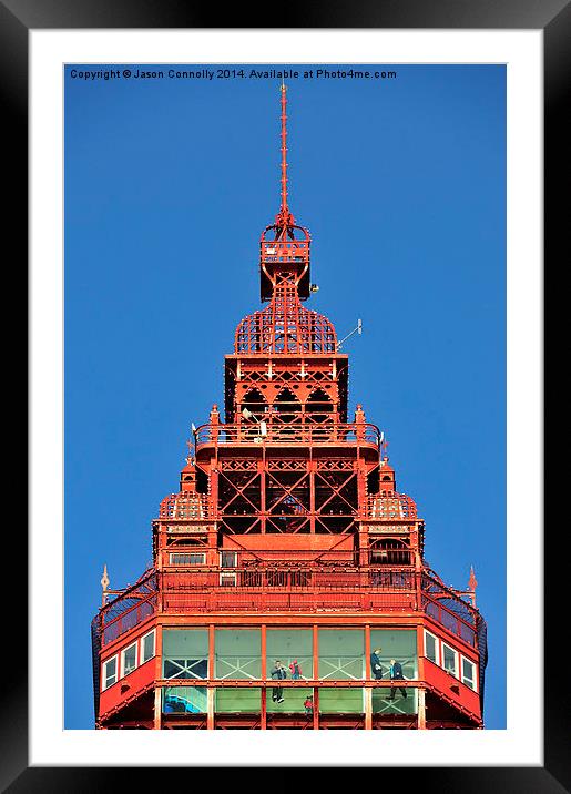 Tower Top Framed Mounted Print by Jason Connolly