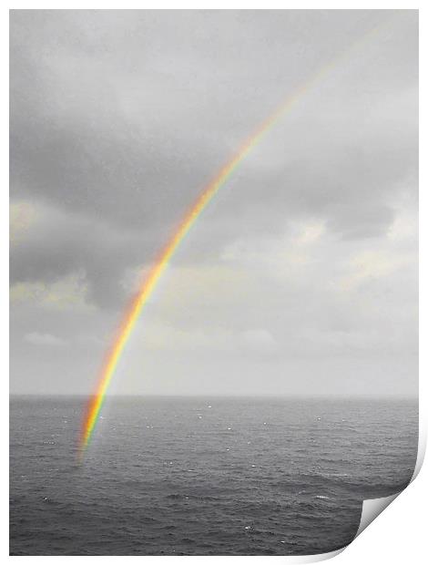 Rainbow Print by Judy Hall-Folde