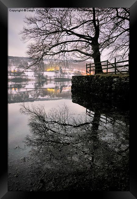 Coniston Reflections Framed Print by Jason Connolly
