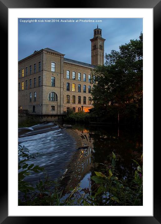 Salts Mill Framed Mounted Print by nick hirst