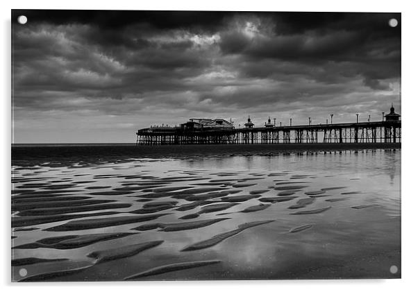 Blackpool Pier Acrylic by Mike Janik