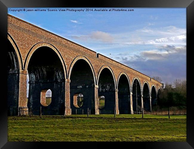 Stanway Viaduct Toddington Framed Print by Jason Williams