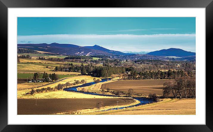 Blue skies over the Vale Framed Mounted Print by Douglas McMann