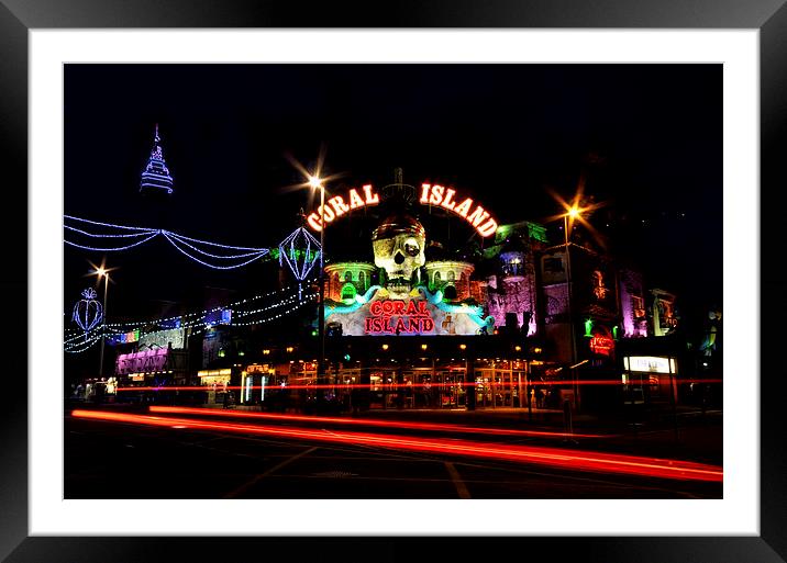 Blackpool Coral Island Framed Mounted Print by Gary Kenyon