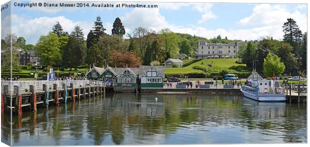 Windermere Canvas Print by Diana Mower