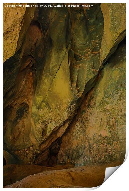 Phang Nga Cave Print by colin chalkley