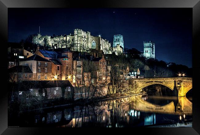 Durham Riverside Castle and Cathedral Framed Print by Brian Smith