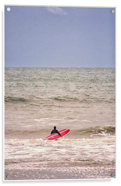 Boscome surfer Acrylic by stuart bennett