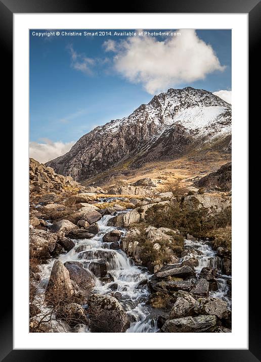 All Paths Lead to Tryfan Framed Mounted Print by Christine Smart