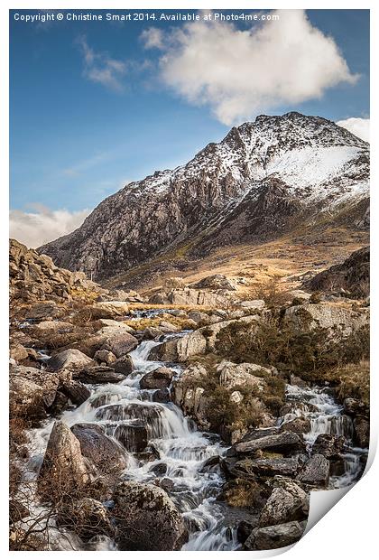 All Paths Lead to Tryfan Print by Christine Smart