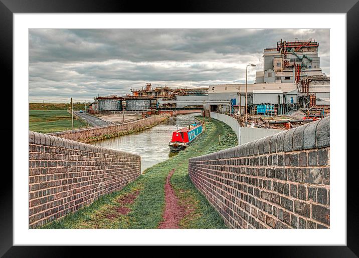 Northwich industrial scene Framed Mounted Print by Mike Janik