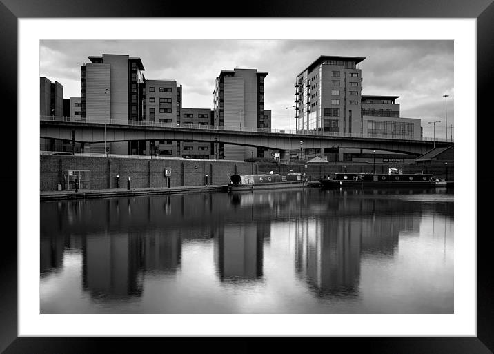 Victoria Quays & Modern Buildings Framed Mounted Print by Darren Galpin