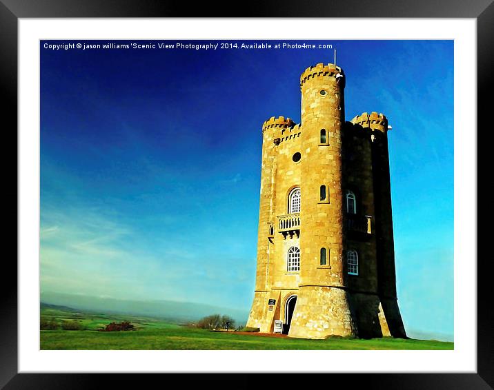 Broadway Tower (#2 Colour) Framed Mounted Print by Jason Williams