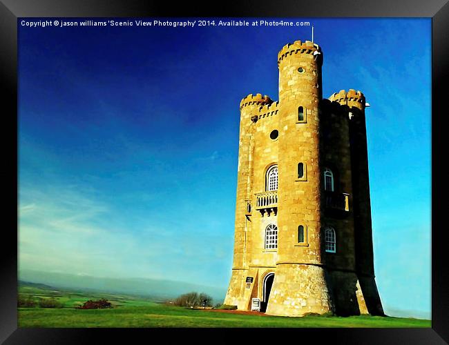 Broadway Tower (#2 Colour) Framed Print by Jason Williams